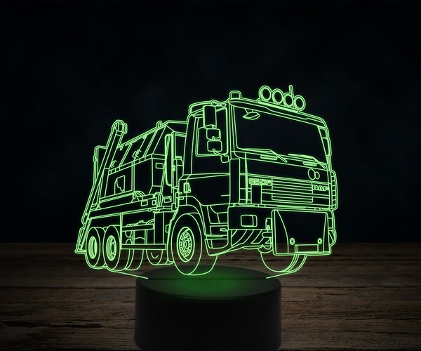 Beling 3D lampa,DAF AS85 XC, 7 farebná K14