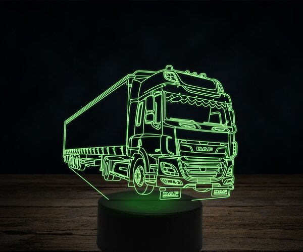 Beling 3D lampa,DAF CF 410FT, 7 farebná K15