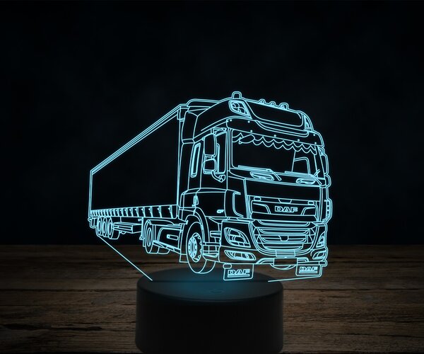 Beling 3D lampa,DAF CF 410FT, 7 farebná K15