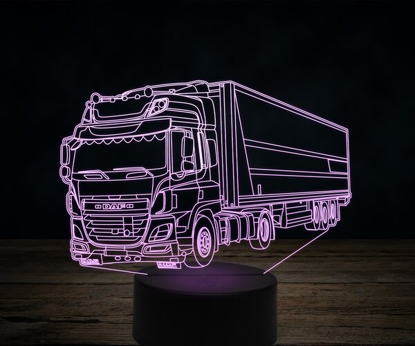 Beling 3D lampa,DAF CF440, 7 farebná K17