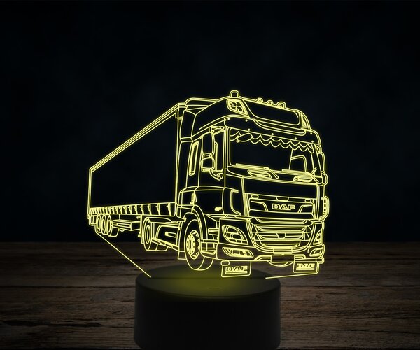 Beling 3D lampa,DAF CF 410FT, 7 farebná K15