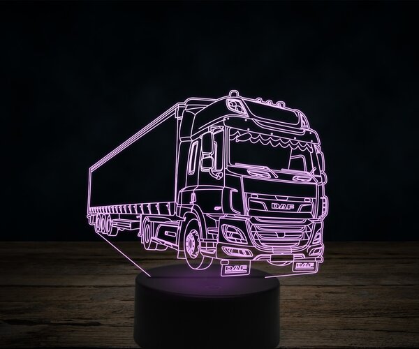 Beling 3D lampa,DAF CF 410FT, 7 farebná K15