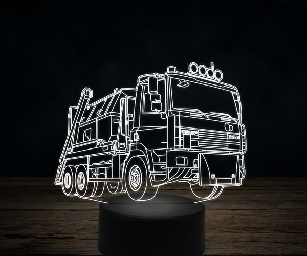Beling 3D lampa,DAF AS85 XC, 7 farebná K14