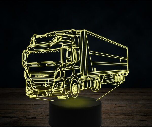 Beling 3D lampa,DAF CF440, 7 farebná K17