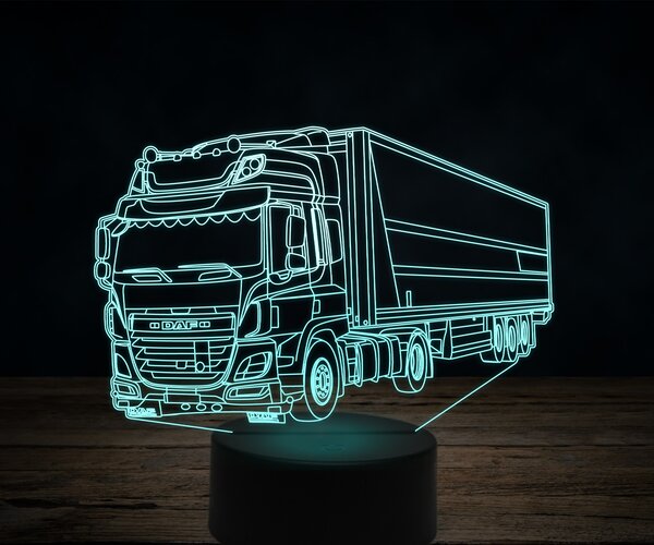 Beling 3D lampa,DAF CF440, 7 farebná K17