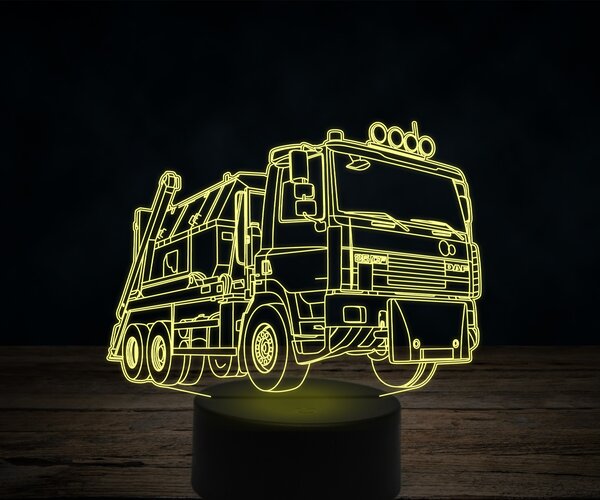 Beling 3D lampa,DAF AS85 XC, 7 farebná K14