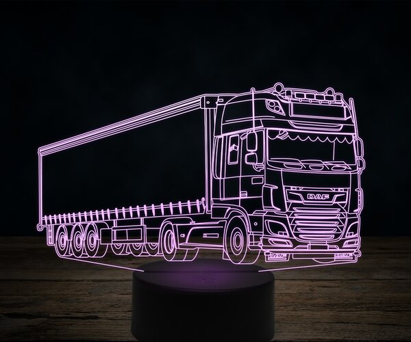 Beling 3D lampa,Daf XF 460 FT, 7 farebná K22