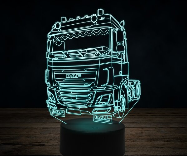 Beling 3D lampa,DAF XF 460 FTG, 7 farebná K20