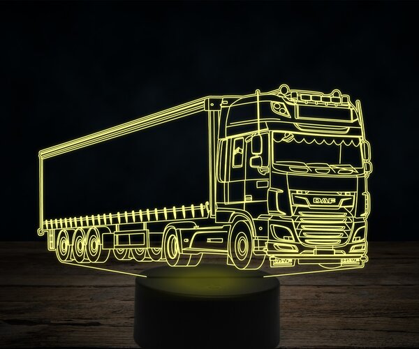 Beling 3D lampa,Daf XF 460 FT, 7 farebná K22