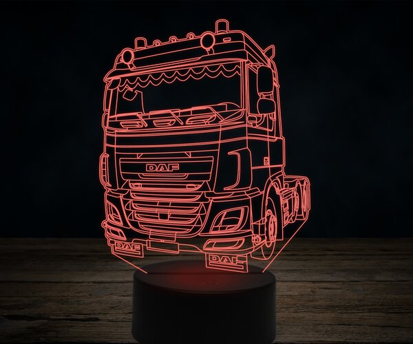 Beling 3D lampa,DAF XF 460 FTG, 7 farebná K20