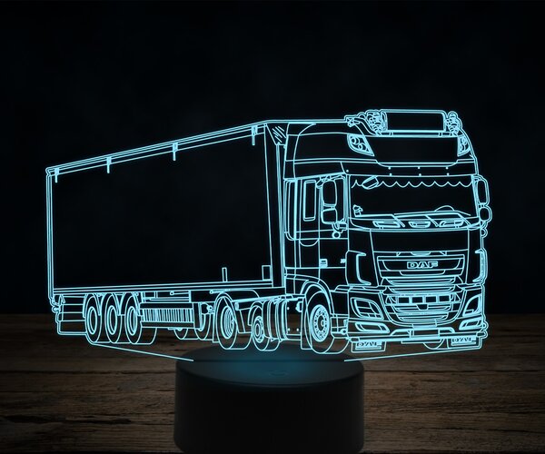 Beling 3D lampa,DAF XF44, 7 farebná K21