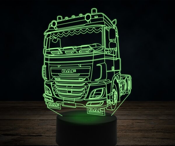 Beling 3D lampa,DAF XF 460 FTG, 7 farebná K20