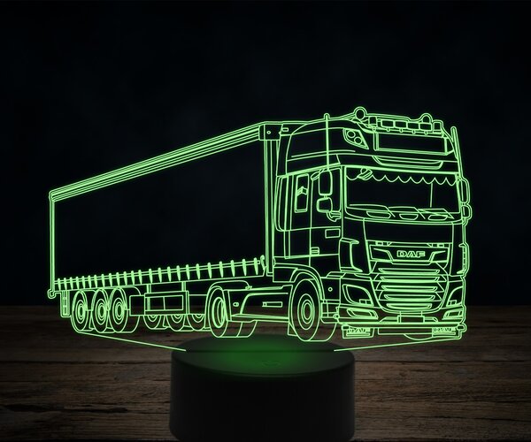 Beling 3D lampa,Daf XF 460 FT, 7 farebná K22