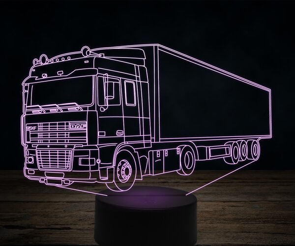 Beling 3D lampa,DAF 95 XF, 7 farebná K26