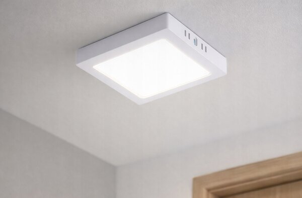 ECOLIGHT Stropné svietidlo na povrchovú montáž LED stropné svietidlo 18W 4000K biele do obývačky