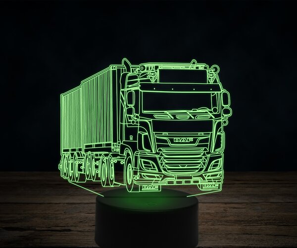 Beling 3D lampa,DAF XF530, 7 farebná K23