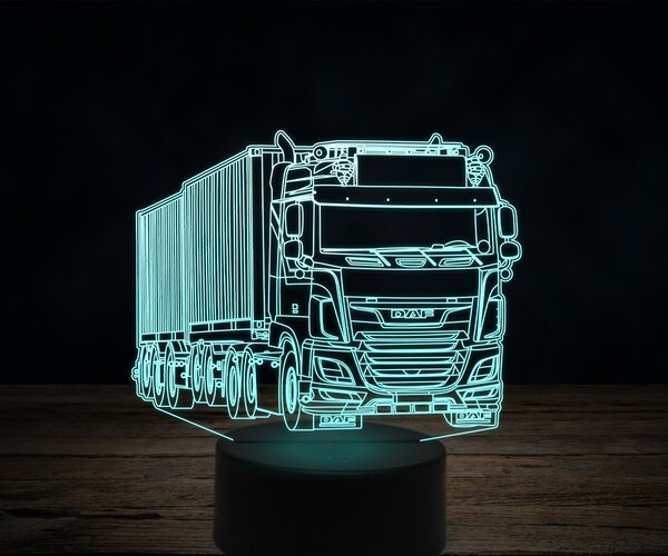 Beling 3D lampa,DAF XF530, 7 farebná K23