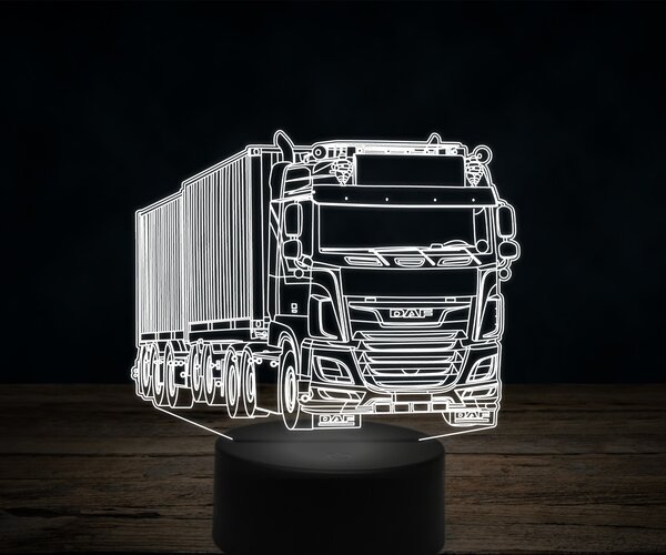 Beling 3D lampa,DAF XF530, 7 farebná K23