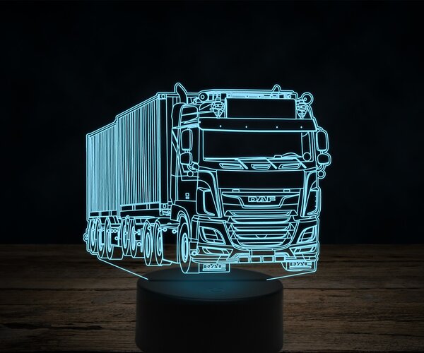 Beling 3D lampa,DAF XF530, 7 farebná K23