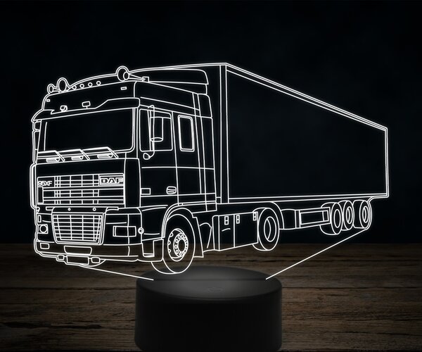 Beling 3D lampa,DAF 95 XF, 7 farebná K26