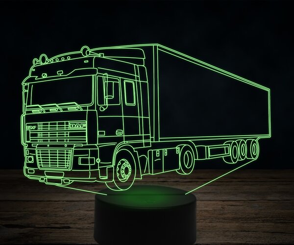 Beling 3D lampa,DAF 95 XF, 7 farebná K26
