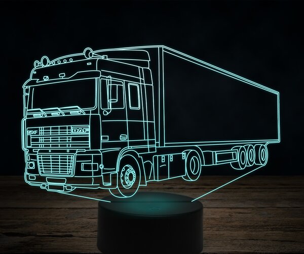 Beling 3D lampa,DAF 95 XF, 7 farebná K26