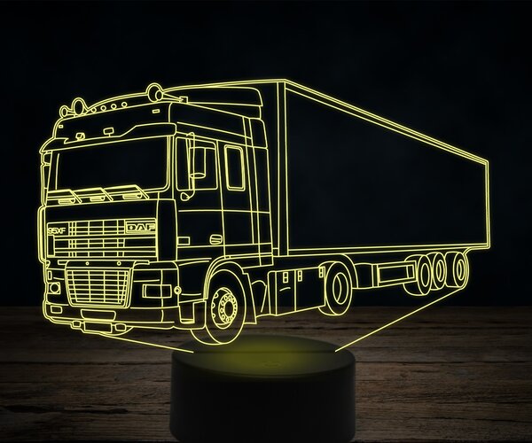 Beling 3D lampa,DAF 95 XF, 7 farebná K26