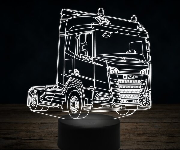 Beling 3D lampa,DAF 480, 7 farebná K27