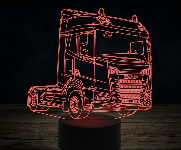 Beling 3D lampa,DAF 480, 7 farebná K27