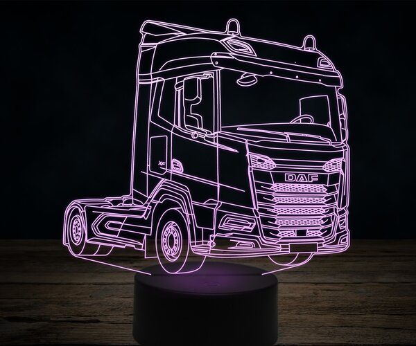 Beling 3D lampa,DAF 480, 7 farebná K27