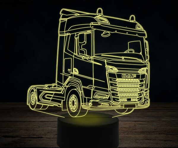 Beling 3D lampa,DAF 480, 7 farebná K27
