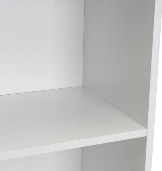 Biela knižnica 30x106x24 cm Cube – Casa Selección