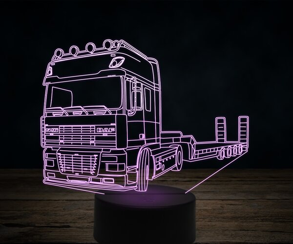 Beling 3D lampa,Daf xf95 s platformou, 7 farebná K34