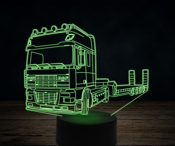 Beling 3D lampa,Daf xf95 s platformou, 7 farebná K34