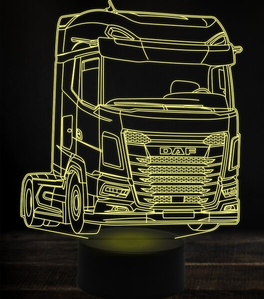 Beling 3D lampa,Daf XG 480, 7 farebná K38