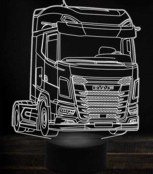 Beling 3D lampa,Daf XG 480, 7 farebná K38