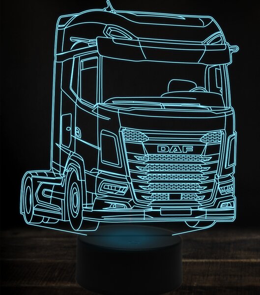 Beling 3D lampa,Daf XG 480, 7 farebná K38