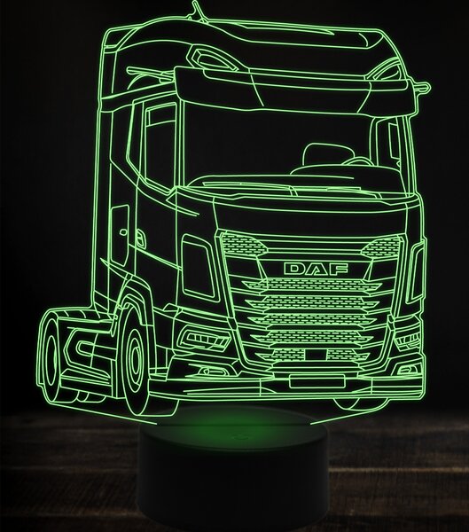 Beling 3D lampa,Daf XG 480, 7 farebná K38