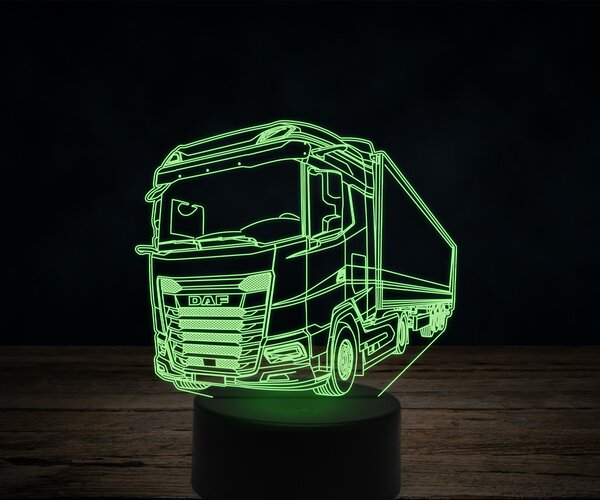 Beling 3D lampa,Daf DX FG 480, 7 farebná K39