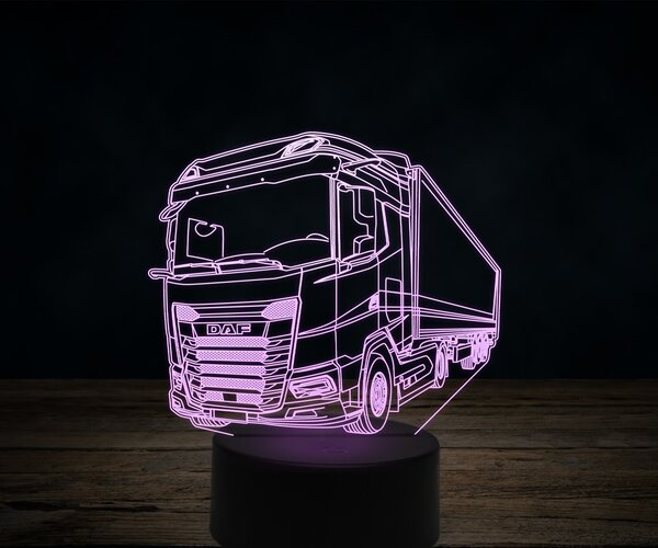Beling 3D lampa,Daf DX FG 480, 7 farebná K39