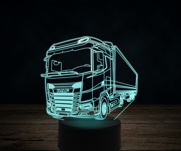 Beling 3D lampa,Daf DX FG 480, 7 farebná K39