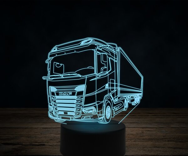 Beling 3D lampa,Daf DX FG 480, 7 farebná K39