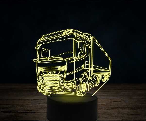 Beling 3D lampa,Daf DX FG 480, 7 farebná K39