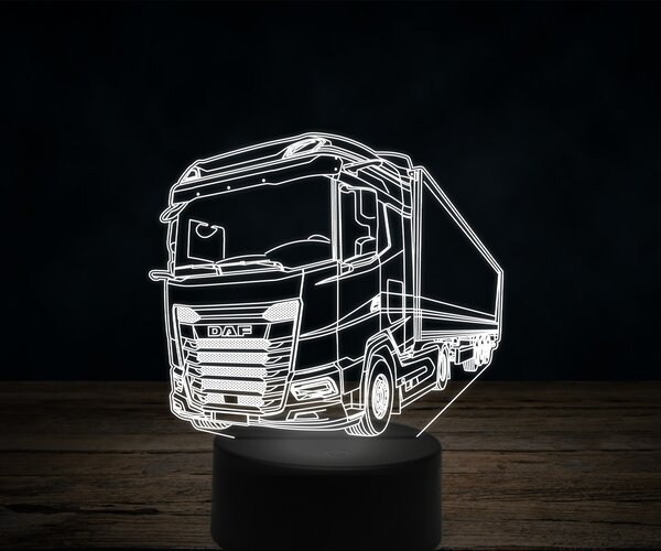 Beling 3D lampa,Daf DX FG 480, 7 farebná K39