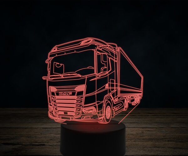 Beling 3D lampa,Daf DX FG 480, 7 farebná K39