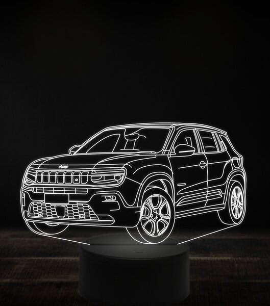 Beling 3D lampa, Jeep Avenger 7 farebná, VBN4