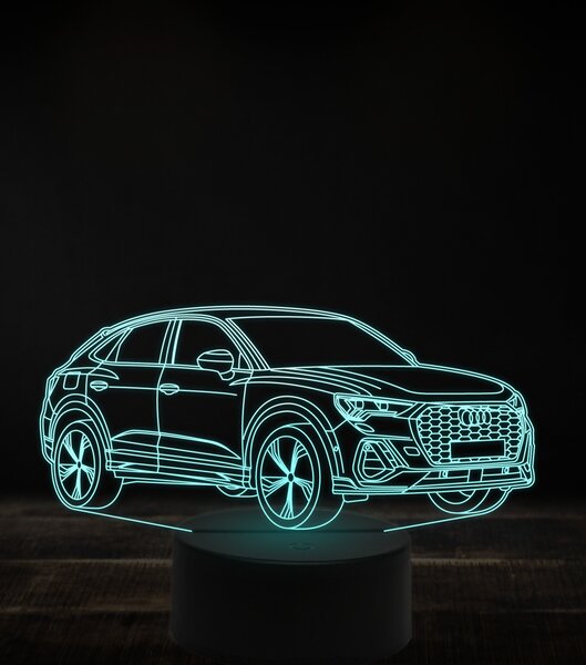 Beling 3D lampa, Audi Q3 sportback, 7 farebná, VBN9