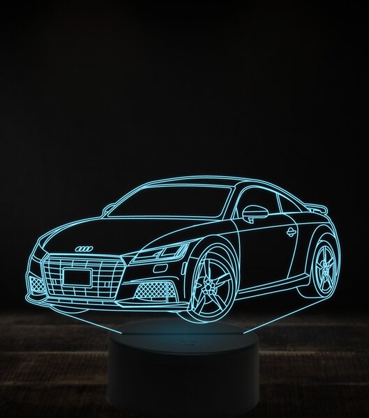Beling 3D lampa, Audi TT 2021, 7 farebná, VBN10