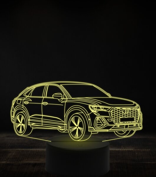 Beling 3D lampa, Audi Q3 sportback, 7 farebná, VBN9