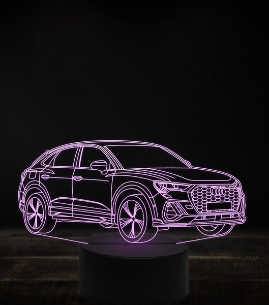 Beling 3D lampa, Audi Q3 sportback, 7 farebná, VBN9